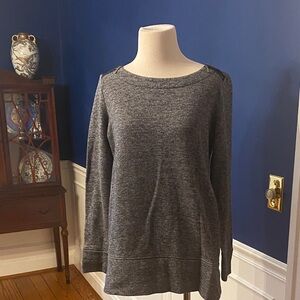 LOFT Navy Knit Top